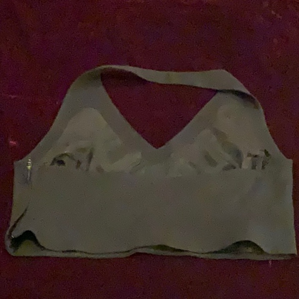 Linda Allard for Ellen Tracy Black Halter Blouse - Picture 2 of 8